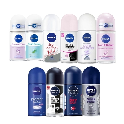 NIVEA 妮維雅 止汗爽身乳液系列50ml-6入組
