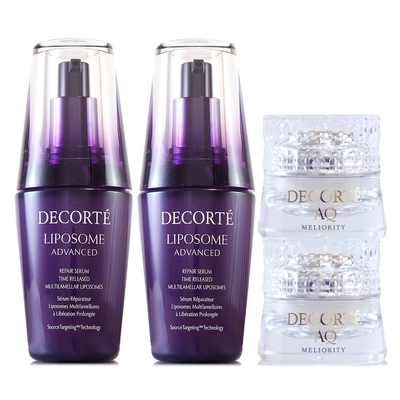 DECORTE黛珂超微導全能修護精粹為專櫃級精華液，適用於臉部與眼部，具備保濕、抗皺與拉提功效。採用加大版組合，包含75ml主瓶與12ml*2小瓶，適合日常使用與補充。商品為正統公司貨，品質有保障，適合各種膚質使用。