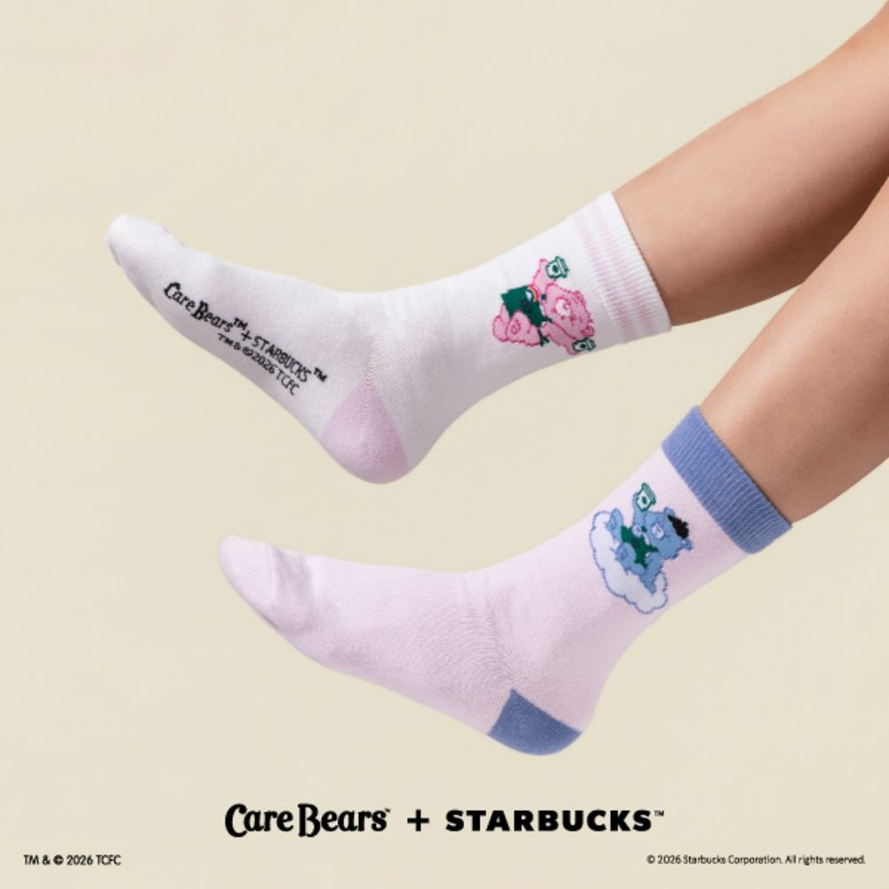 星巴克 CARE BEARS繽紛襪子組