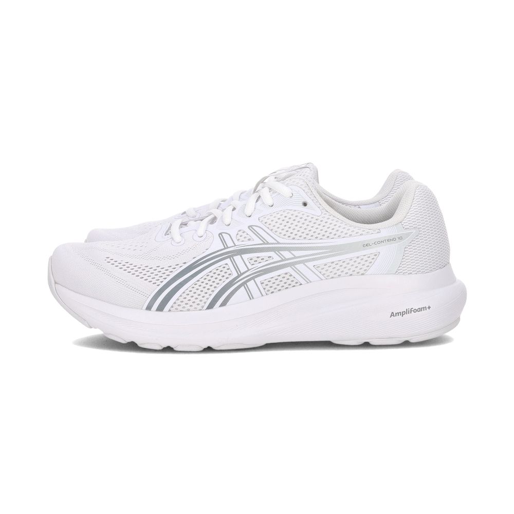 Asics Gel-Contend 10 4E 男鞋 白色 超寬楦 緩震 透氣 運動 慢跑鞋 1011C250-100
