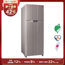 SAMPO聲寶 460L 台灣製1級變頻2門電冰箱 SR-B46D(R6) 紫璨銀 含基本安裝+舊機回收