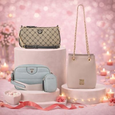 【限量絕版品】NINE WEST 經典手提托特包/斜背/水桶/兩用包
