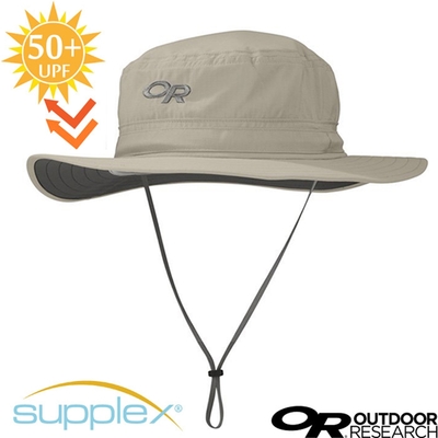 Outdoor Research 新款 HELIOS SUN HAT™ 輕量抗UV透氣中盤帽/圓盤帽.防風帽 卡其