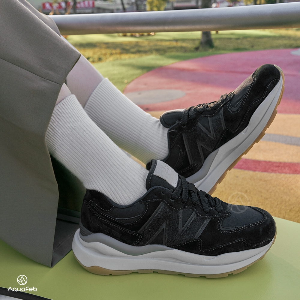 New Balance NB 5740 男女黑白色GTX 防水復古麂皮機能鞋慢跑鞋M5740GXB