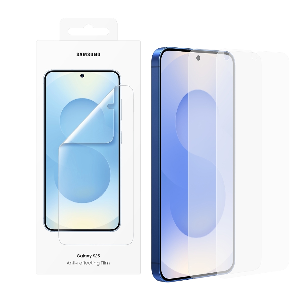 Samsung 三星 Galaxy S25 原廠抗反光螢幕保護貼 -內附 2片保貼 (EF-US931)