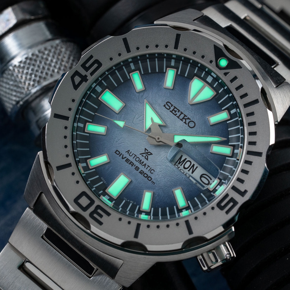 SEIKO 精工錶Prospex 愛海洋南極企鵝200米潛水機械錶4R36-11C0H