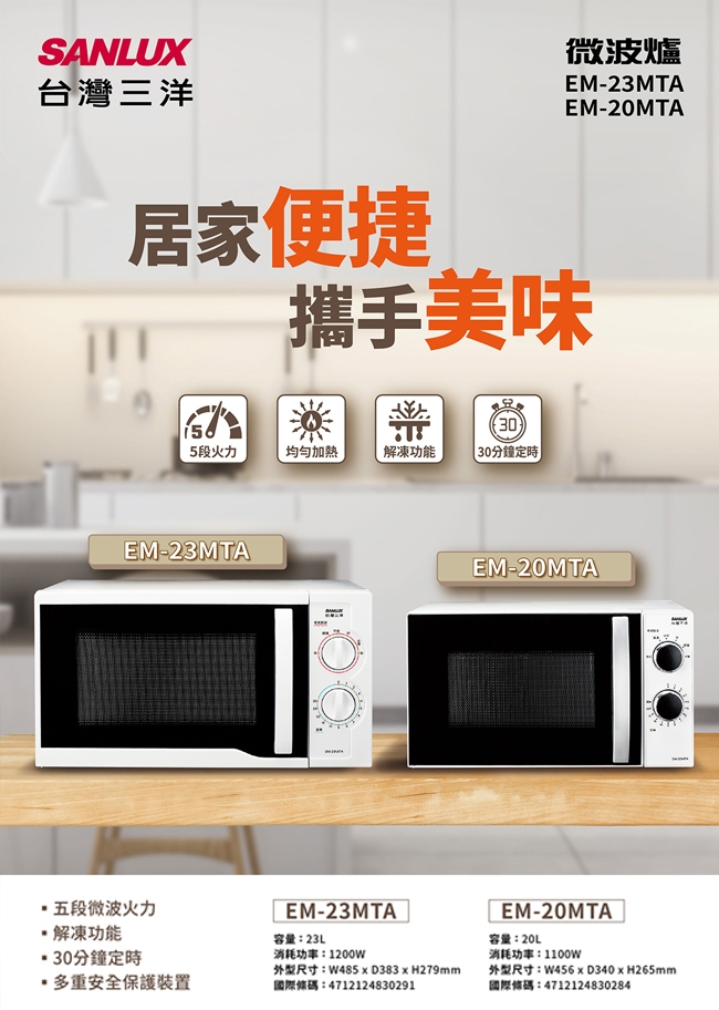 SANLUX台灣三洋 EM-23MTA - 詳情4