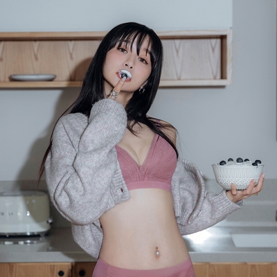 瑪登瑪朵 無鋼圈紓壓內衣  M-XXL(花語粉)