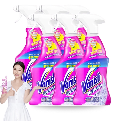 Vanish漬無蹤-碧蓮衣物預潔劑500mlx6(硬織物去污去漬專用/衣領劑/衣領精/去污噴霧/去漬噴霧)