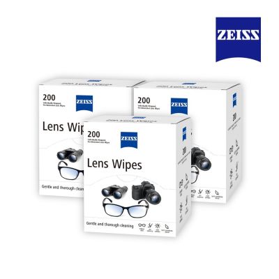ZEISS蔡司 光學拭鏡紙 600片 200入*3盒(適用眼鏡、3C螢幕、鏡頭、泳鏡)