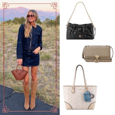 【限量絕版品】NINE WEST 經典手提托特包/斜背/水桶/兩用包