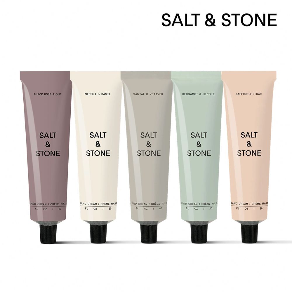美國 SALT & STONE 滋潤護手霜 60ml 多款可選-雪松番紅花/檜木佛手柑/檀香岩蘭草/紫蘇橙花/黑玫瑰烏木