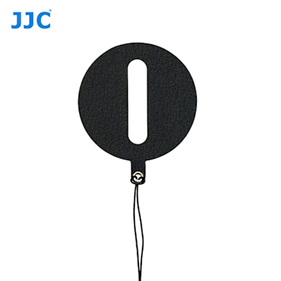 JJC鏡頭蓋防丟失貼皮含繩CS-X100黑色BLACK(高品質Nappa真皮革)適Fujifilm富士X100V X100F X100T X100S
