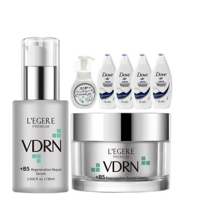 【LEGERE 蘭吉兒】VDRN B5修復新生煥顏組(精華30ml+乳霜50ml)