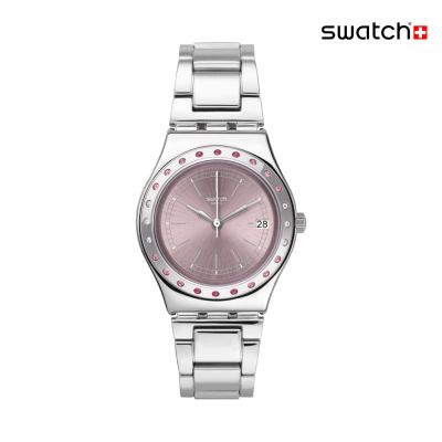 Swatch PINKAROUND 金屬手錶/女錶/瑞士製造 YLS455GC (33mm)