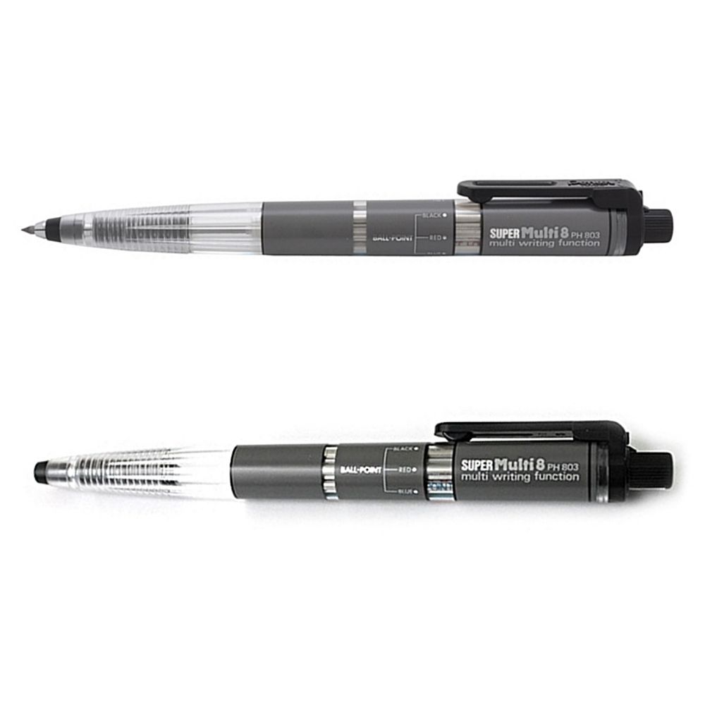 日本Pentel飛龍Super Multi 8合1機能色鉛筆組PH803ST(2mm筆芯,替芯