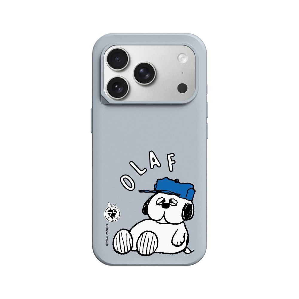 犀牛盾 iPhone 15/16/17/18系列 SolidX強化吸震緩衝防摔手機殼/Snoopy史努比-75週年-歐拉夫休息中 (循環灰)