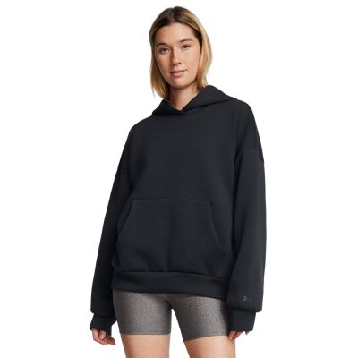 【UNDER ARMOUR】UA 女 Unstoppable Fleece 長袖帽T 1387884-001