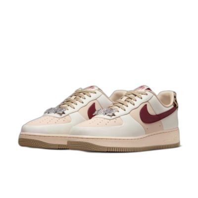 W Nike Air Force 1 Low Pearl White 粉豹紋 IM7510-262
