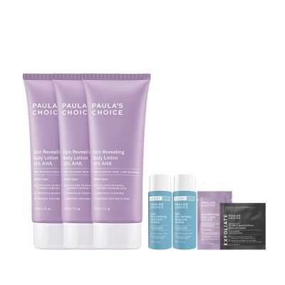 【寶拉珍選】果酸身體乳三入組 (10%果酸身體乳 210ml x3) 效期至2027/07