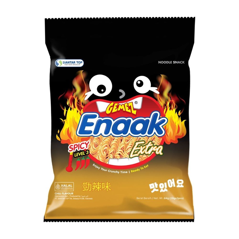 Gemez Enaak 韓式小雞麵-勁辣味(28gx3包)