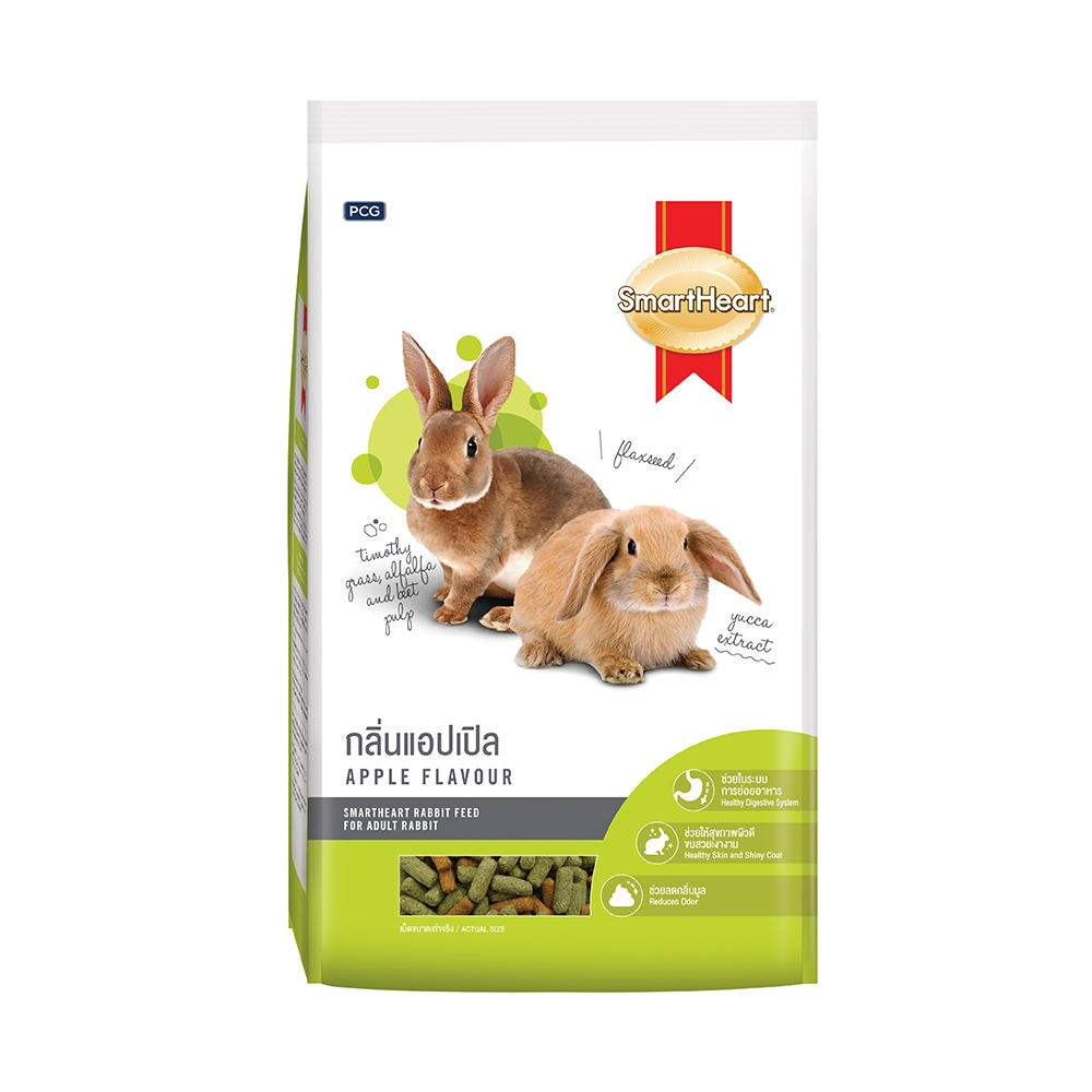 SmartHeart 慧心寶貝兔子飼料 - 蘋果口味 3KG