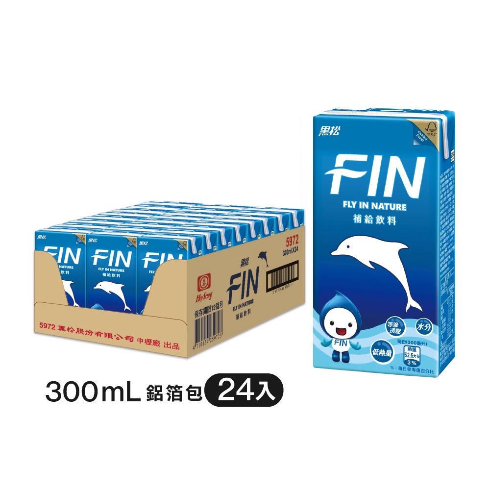 黑松FIN補給飲料(300mlx24入)