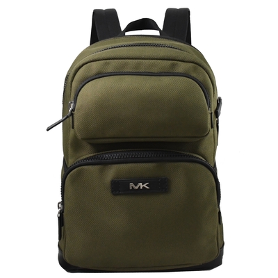 MICHAEL KORS KENT SPORT 輕量休閒帆布後背包(深綠)