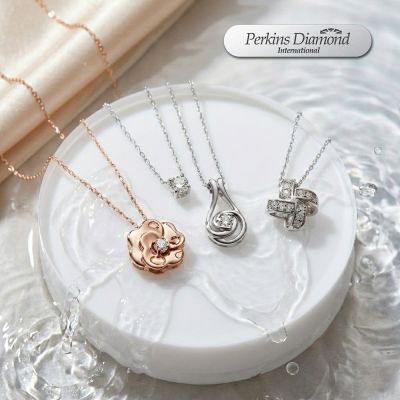[時時樂] PERKINS伯金仕 新年禮物好好買 鑽石項鍊任選