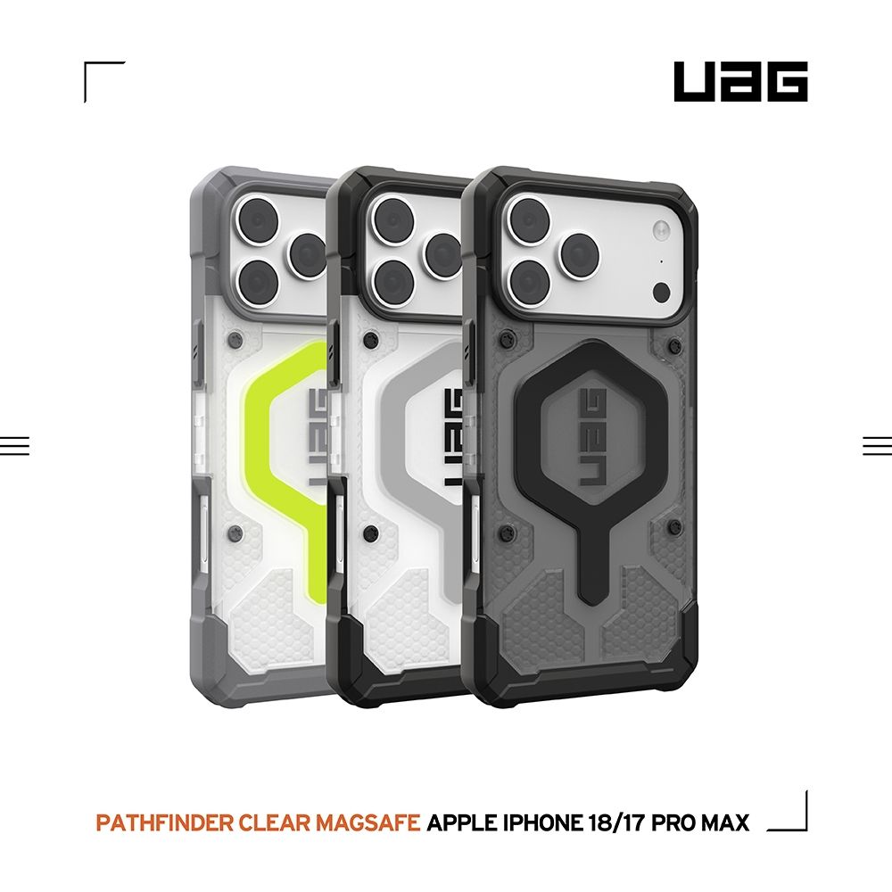 UAG iPhone 18/17 Pro/Pro Max 磁吸耐衝擊經典保護殼-透色款(支援MagSafe 手機殼) (iPhone 18/17ProMax)