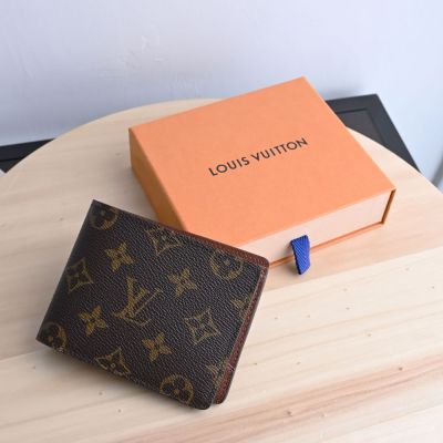 LOUIS VUITTON路易威登 LV M60895 Monagram經典花紋折疊短夾