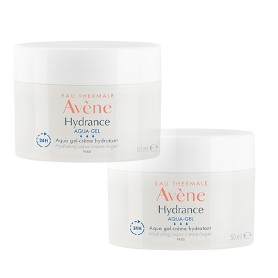 Avene雅漾 24H保濕水凝霜50ml 【2入組】