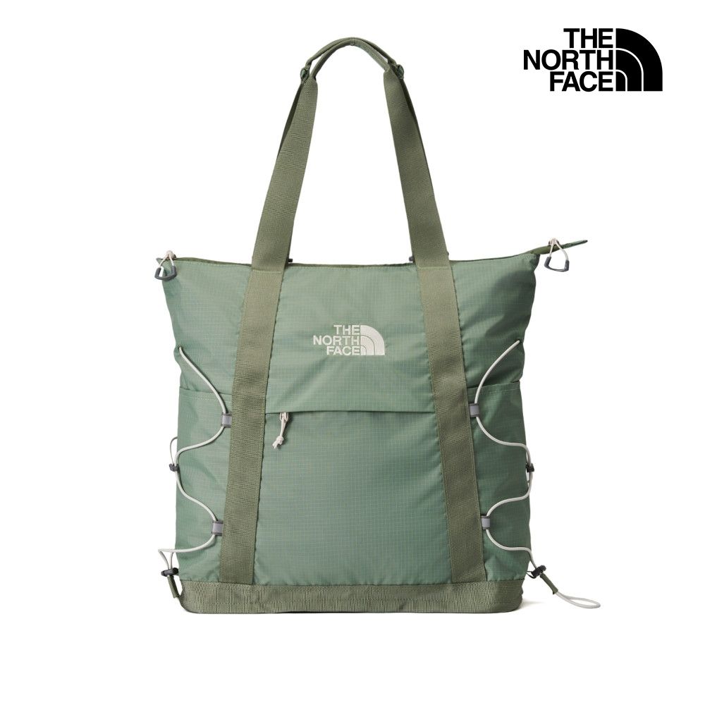 【The North Face 官方旗艦】 北面男女款綠色DWR防潑水單肩包｜52SVD5M