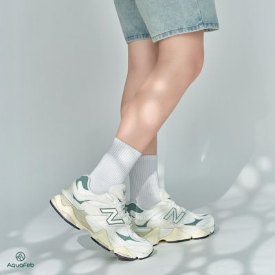 New Balance NB 9060 男鞋 女鞋 米白綠色 中性 運動 休閒 麂皮 復古 休閒鞋 U9060EEI
