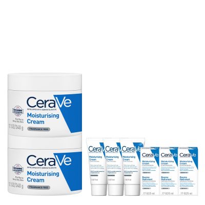 CeraVe適樂膚 長效潤澤修護霜 340g 雙入超值組 官方旗艦店 保濕修護