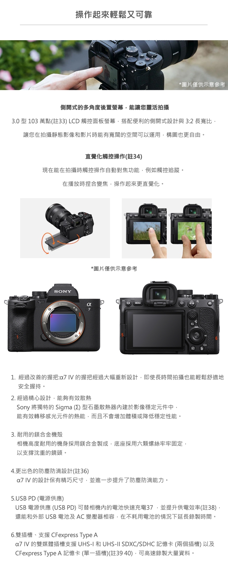 SONY索尼 A7 IV ILCE-7M4 - 詳情6