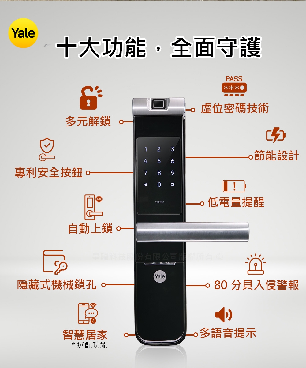 Yale耶魯 YMF-40A - 詳情14