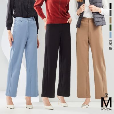 MYVEGA麥雪爾 MA進化版3D落地寬褲/長腿瘦瘦喇叭九分褲-共二款任選