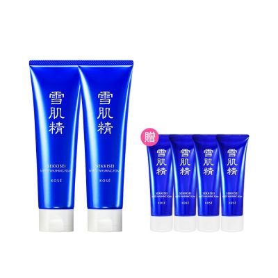 【官方直營】KOSE高絲 雪肌精 淨透洗顏霜 130g 二入組