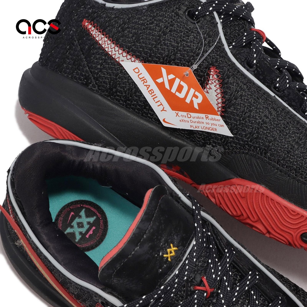 Nike 籃球鞋Lebron XX EP 20 Bred 黑紅金低筒編織男鞋LBJ 詹姆斯DJ5422