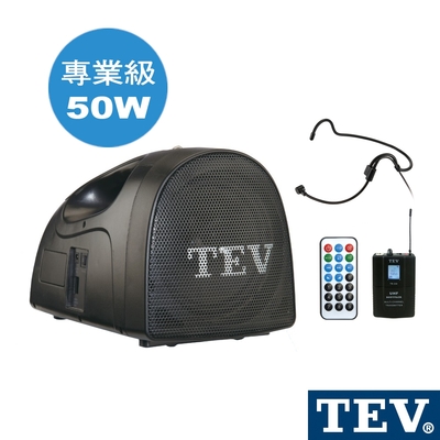 TEV 100頻道肩帶式藍芽/USB/SD播放擴音器(頭戴式)TA220DLH