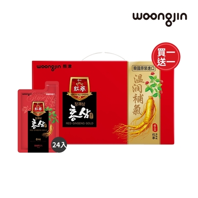 韓國熊津 任選兩盒-紅蔘飲禮盒 (24入/盒)