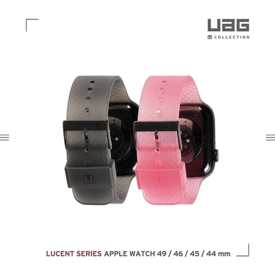[U] Apple Watch 42/44/45/46/49mm 時尚亮透錶帶
