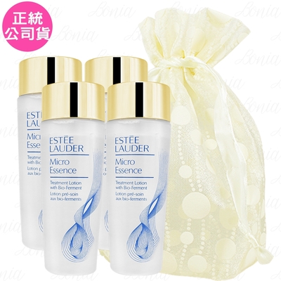 EsteeLauder雅詩蘭黛 ESTEE LAUDER 雅詩蘭黛 微分子肌底原生露(50ml)新款*4旅行袋組(公司貨)