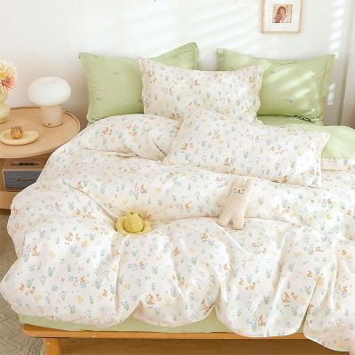 FOCA 單/雙/加均價 韓風設計100%精梳純棉兩用被床包組