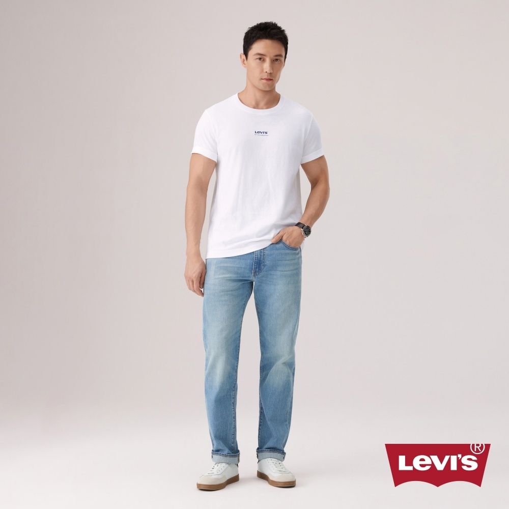 Levi's 男女同款 前後LOGO短袖Tee / 190G舒適面料