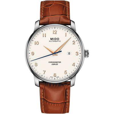 MIDO 美度 官方授權 Baroncelli 永恆天文台認證機械錶 開學換新季 送禮推薦-42mm M0376081626200