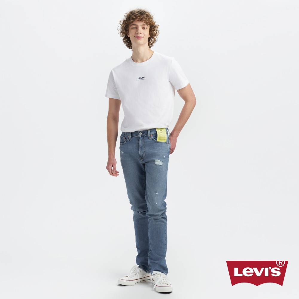 Levi's 511 男款低腰合身直筒丹寧牛仔褲 / 彈性 /破壞加工 熱賣單品