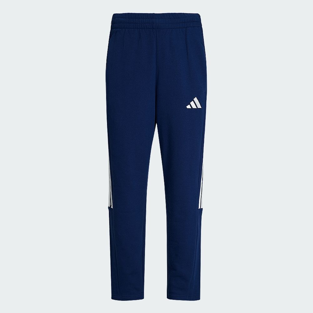 【adidas 愛迪達】 刷毛三條線長褲 男 JY9029