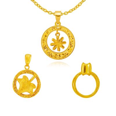 金緻品 9999黃金墜子 0.55錢 5G工藝 多選